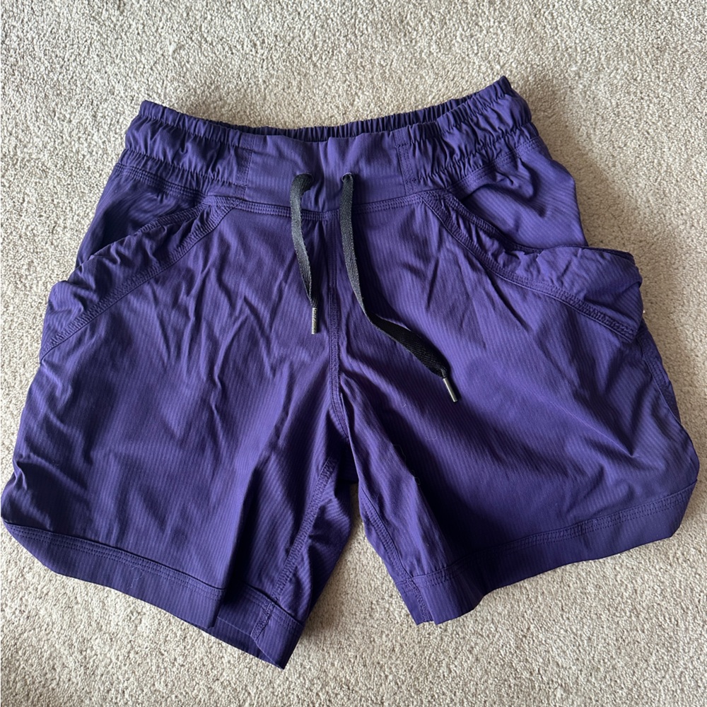 lululemon athletica Deep Purple Athletic Shorts